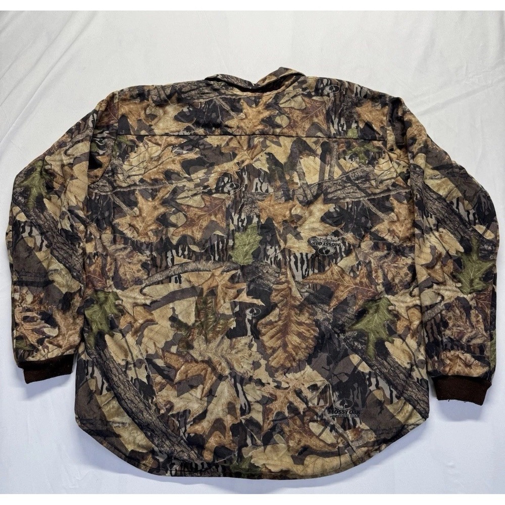 SCENTLOK Mossy Oak jacket forest floor camo hunting L scent control zip - Picture 2 of 8